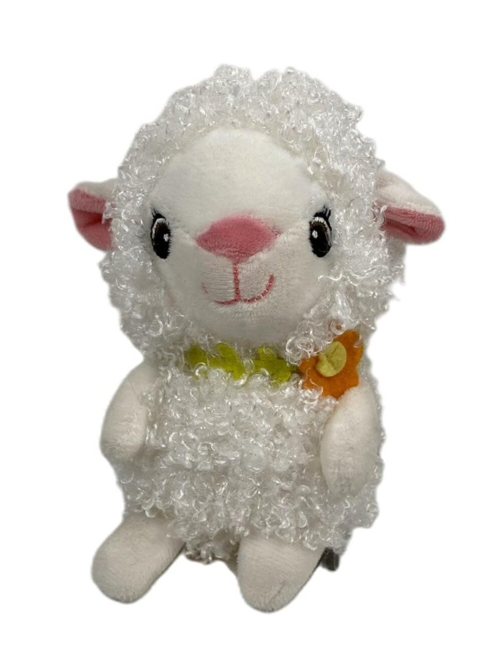 Hallmark Lamb Plush – White Curly Sheep Stuffed Animal with Flower Collar